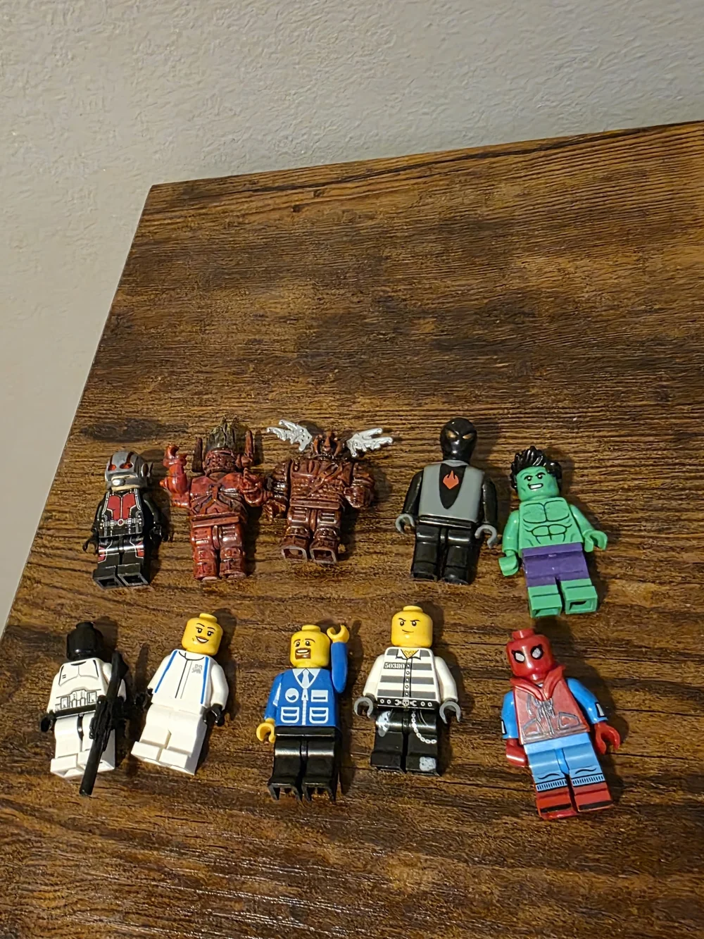 Lego varied minifigures